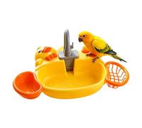 Parrot Shower - Electric Circulating Water Pet Supplies | Bird Bathing Tub Parrot Shower Box - for Lovebird Conure African Grey Budgerigar Mynah Macaw Budgerigar Indoor Backyard