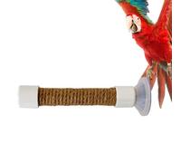 Parrot Shower Perch | Shower Parakeet Stand - Suction Cup Toy Cage Training Portable Perch for Cockatoo Macaw Parakeet Window Mirror Car Bath Use