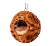 Parrot Sleeping Bed - Warm Bird House - Pet Hammock | Soft Plush Cage Hanging Tent | Small Birds Lovebirds Budgies Winter Snuggle Hideaway | Providing Comfort For Relaxin