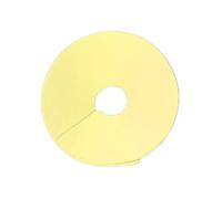 Parrot & Small Pet Recovery Collar, Adjustable Elizabethan Collar for Birds, Hamsters, Rabbits, Anti-Bite & Anti-Picking Feather Guard (L,Yellow)