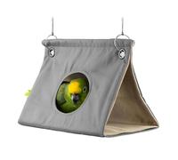 Parrot Snuggle Tent - Soft Bird Bed, Breathable Hammock | Long Lasting Creatives Warm Hideaway for Pet Birds Including Conure African Grey Macaw Cockatoo Parakeet Budgerigar Cage Perch Comfort