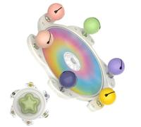Parrot Spinner Toy, Parakeets Chewing Toy, Rotate Play Plaything, Interactive Puzzle, Funny Entertainment Companion for Pet Birds, Conure, Lovebird, Lorikeets, Cockatiel Playtime, 3.54x3.54 Inches