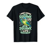 Parrot Squawk Life Bird Cartoon T-Shirt