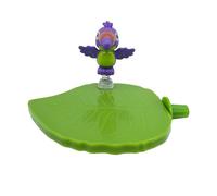 Parrot Stand for Cage, Stand Tray Cage Perch Leaf Shaped, Exquisite Play Gym Toy Tray for Cage Accessories with Natural Design for Living Room Balcony