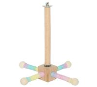 Parrot Stand,Parrot Perch Stand - Toy Hook Holder Rack 360 Degree Rotating for Garden Outdoor Ground Yard Patio Porch Indoors