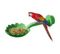 Parrot Standing On A Pole, Interactive Cage Accessory20 X 11 10 Cm 7.87 4.33 X 3.94 Inches, Hanging Plas Tic Water Dispenser With Hooks, Canary Climbing Perch, Paw Grinding Design, For Bird Cage