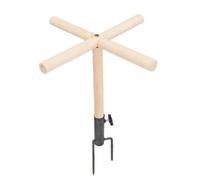 Parrot Standing Stick, Bird Perch Stand Toy - Sparrow Wood Standing Station, Wood Roosters Perch Stick Poultry Rest Stand Stick for Poultry, Rooster, Chicks, Macaw