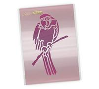 Parrot Stencil - Tropical Bird Craft/Airbrush Stencil by CraftStar