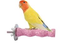 Parrot Stick Holder - Natural Chew Toy with Paw and Rough Cut | Natural Chew Toy with Cut Out and Rough Paw for Cockatiels, Cockatoos, Lorikeets