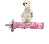 Parrot Stick Stand - Bird Parrot Calcium Teeth Mouth Molar Tooth Whetstone - Natural Paw Grinding Stone Chew Toy with Rough for Cockatiels, Cockatiels, Lorikeets, Conures and
