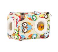 Parrot - Thick Fleece Plush Warm Shelter, Bird Hut, Soft Rest Cave, Winter Nest Spot | Plush Warm Resting House for Cockatiels Parakeets Lovebirds Small Birds Nighttime Sleep Use