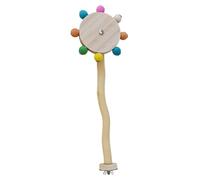 Parrot Toy with Perch Stand, Rotating Bird Toy, Bird Stand, Perch, Birds Playing in the Gym, Perch, Funny, Attractive Cage Pi