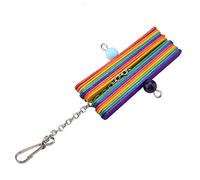 Parrot Toy Wooden Rotating Beak Grinding Toy, Fast Spinning Sticks for Cage, Interactive Chew for Stress Relief and Beak Care, Hangable for African Greys and Macaws Daily Play