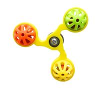 Parrot Toys: 3D Printing Material Cockatiel Toy | 4 Inch Windmill Rotating Bell 56g Interactive Chew Ball for Cockatiel, Parakeet and Lovebird, Access