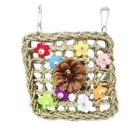 Parrot Toys, Colourful Natural Toys for Cocorite | Swings and Perches for Small Animals, Cage Accessories with Functions for Climbing, Foraging and Aviary Training