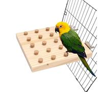 Parrot Toys for Large Birds, Educational Chew Block Parakeet Training Games, Small Animal Activity Game Compact Bird Playground for Indoor Outdoor