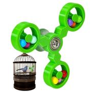 Parrot Toys Interactive Chewable Enrichment Rotating Windmill Shaped