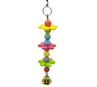 parrot toys with bell toys for parrots acrylic bird toys acrylic bird toys flower cage bird hanging toy for birds chewing toys for exploring relax, s