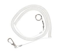 Parrot Train Training Fly Leash Silver Bird Plastic Rope
