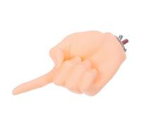 Parrot Training Dummy Hand for Desensitization and Nail Trimming | PET Plastic, Adjustable Angles and Base, Tabletop or Cage Mounting, Khaki Finish for Grooming and Vet Prep