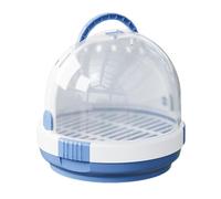 Parrot Transport Cage - Clear Bird Bag, Breathable Travel Box | Cockatiel Portable Carrier, Secure Latch Cage, Aviary Box for Parakeet, Pet Kennel, Soul