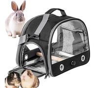 PARROT TRAVEL BOX - Compact Aviary Stand Ventilation Panel, Transparent Window Carrier Outdoor Travel | Adjustable Shoulder Sheets Carrying Bag, Storage Cabinet