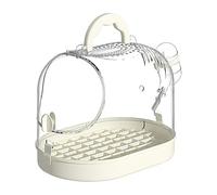 Parrot Travel Cage, Take Out Bird Carrier, Parrot Cage with Tray, Travel Parrot Carrier with a Built in Tray and Breathable Design for Taking Your Bird Trips or Camping (1 Piece)