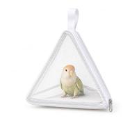 Parrot Triangle Mesh Bag Breathable Bird Walking Carrier for Small Birds