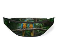 Parrot Tropical Waist Bag Pack for Women Men Kids Girls Boys Fanny Pack Bumbags Pouch Purses Belt Bag for Travel Sport Running