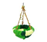 Parrot Warm Bed - Plush Cage Bird Hammock - Pet Accessories for Resting Sleeping Breeding Hiding Nesting Perching Playing Feeding Keeping Decoration Indoor Outdoor