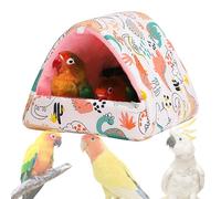 Parrot Warm Bed | Plush Cushion Hideaway House for Parrots, Turtle Doves, Parakeets | Cozy Bird Hammock Tent for Cage, Soft Fleece Nest for Small and Medium Birds | Warm Protection