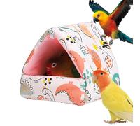 Parrot Warm Bed | Plush Cushion Hideaway House for Parrots, Turtle Doves, Parakeets | Cozy Bird Hammock Tent for Cage, Soft Fleece Nest for Small and Medium Birds | Warm Protection