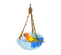 Parrot Warm Bed - Plush Warm Bird Nest - Pet Supplies for Hiding Sleeping Breeding Resting Feeding Perching Nesting Decoration Indoor Outdoor Keeping