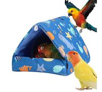 Parrot Warm Bed - Soft Cushion, Plush Nest, Hanging Hideaway | Cozy Bird Sleeping House, Comfortable Resting Cave (for Lovebirds, Parakeets, Parrots, Cockatiels, Conures, Small Pets, Medium Birds, Avi