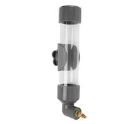 Parrot Water Bottle 220ML | Bite - Strong Spout & Leakage - Proof Design | Auto Drinking Device for Birds/Parrots/Hamsters | Trusted Acrylic & PVC Material | Internal & (Grey)