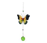 Parrot Water Dispenser, Leak Proof Holder, Wild Bird Feeder, Material with Butterfly Ornament, Outdoor Bird Accessory, Feeders for Patio Lawn Backyard Balcony Birdwatching Park Porch