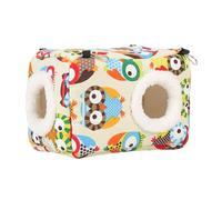 Parrot Winter Nest | Thick Winter Warm Snuggle Hut Bird Nest House,Washable Bird Nest House Sleeping Bed for Parrot Lovebird Budgies Cockatiels
