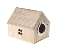 Parrot Wood Breeding Box Hangs On Cage Outside Inside Install Top Open Perch To Rest Bird Mating House For Cockatiel Parakeets Nesting Nest Breeding Nest For Mating To Paint For Outside