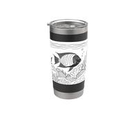 Parrotfish Line Art Aquarist Stainless Steel Insulated Tumbler