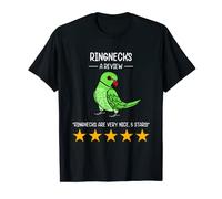 Parrots - A Review | Green Indian Ringneck T-Shirt