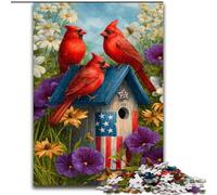 Parrots And Linnets 1000 Piece Jigsaw Puzzles for Teenagers Gifts, Challenging Game Toys Every Piece Is Unique - Challenging Family Fun Game (26x38cm)