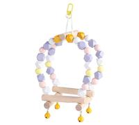 Parrots Bird Swing Stand Tabletop Training Perch Portable Parrot Stands With Small-Bell For Small Parrots Parrot Stand