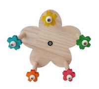 Parrots Climbing Toy Colorful Ferris Wheel Flower Shape Training Supplies Ferris Wheel Shape Toy Colorful Flower