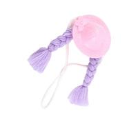 Parrots Colorful Miniature Hat With Long Braids For Cockatiels Small Pet Costume Accessories Photo Props Festives Pet Accessories For Parties