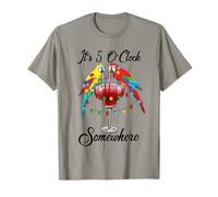 Parrots Drinking Margarita It's 5 O'clock Somewhere T-Shirt