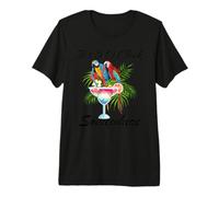 Parrots Drinking Margarita Shirt, It's 5 O'clock Somewhere Premium T-Shirt
