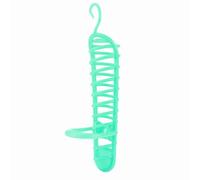 Parrots Feeder Basket Plastic Food Fruit Feeding Perch Stand Holder for Pet Bird Supplies (Green)