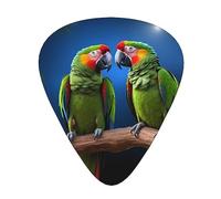 Parrots Guitar Plectrums, 12 Pcs Lightweight Guitar Plectrums, 0.46mm/0.71mm/0.96mm Thickness For Acoustic Guitar Acoustic Electric Guitar Ukulele Bass
