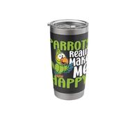 Parrots Make Me Happy You Not So Much Funny Parrot Stainless Steel Insulated Tumbler