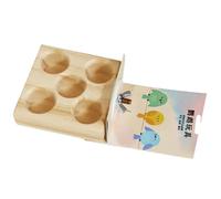 Parrots Mental Physical Traing Bird Toy Entertainment Parrots Foraging For Cages And Aviaries Durability Wood Stand